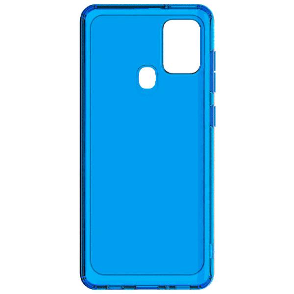 Чехол для смартфона Samsung Galaxy A21s Araree/ Back/ TPU/ Прозрачный Синий photo 2 Чехол для смартфона Samsung Galaxy A21s Araree/ Back/ TPU/ Прозрачный Синий photo 2