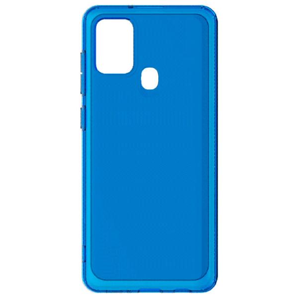 Чехол для смартфона Samsung Galaxy A21s Araree/ Back/ TPU/ Прозрачный Синий photo 3 Чехол для смартфона Samsung Galaxy A21s Araree/ Back/ TPU/ Прозрачный Синий photo 3