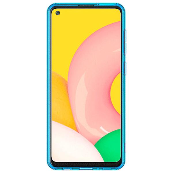 Чехол для смартфона Samsung Galaxy A21s Araree/ Back/ TPU/ Прозрачный Синий photo 4 Чехол для смартфона Samsung Galaxy A21s Araree/ Back/ TPU/ Прозрачный Синий photo 4