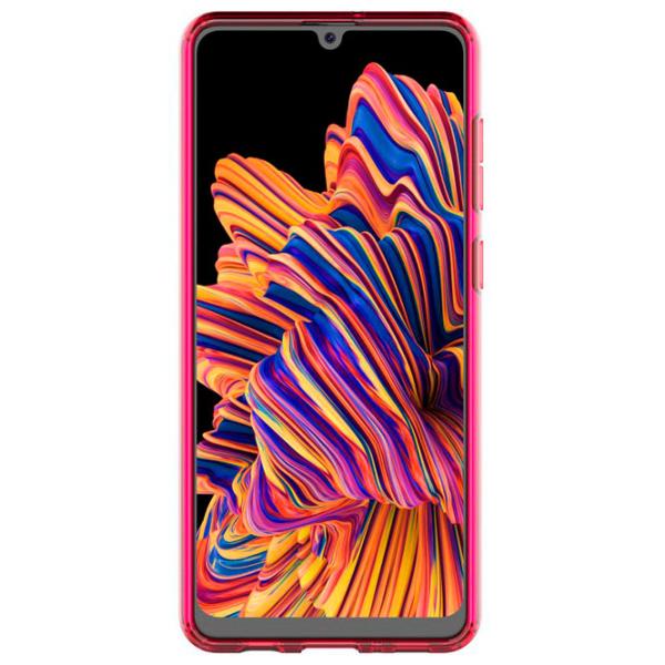Чехол для смартфона Samsung Galaxy A31 Araree/ Back/ TPU/ Прозрачный Красный photo 2 Чехол для смартфона Samsung Galaxy A31 Araree/ Back/ TPU/ Прозрачный Красный photo 2