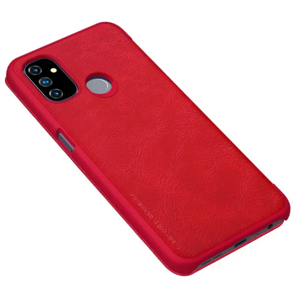 Husă pentru smartphone OnePlus Nord N100 Nillkin/ Flip Cover/ Piele ecologică/ Red photo 3