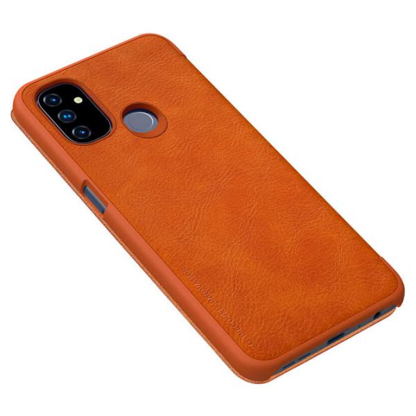 Husă pentru smartphone OnePlus Nord N100 Nillkin/ Flip Cover/ Piele ecologică/ Brown photo 3