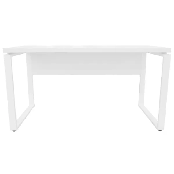 Masă de birou DecoPrim B-140 PAL/ White photo 2