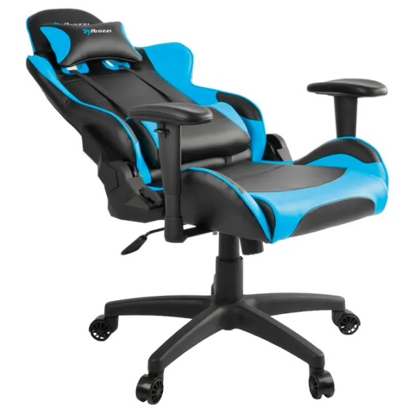 Игровое кресло Arozzi Verona V2 Чёрный Синий photo 5