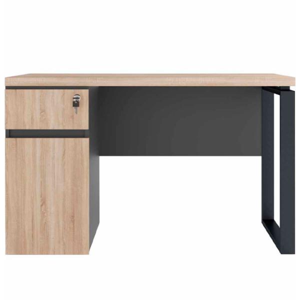 Masă de birou DecoPrim Box incorporat PAL/ Beige photo 2