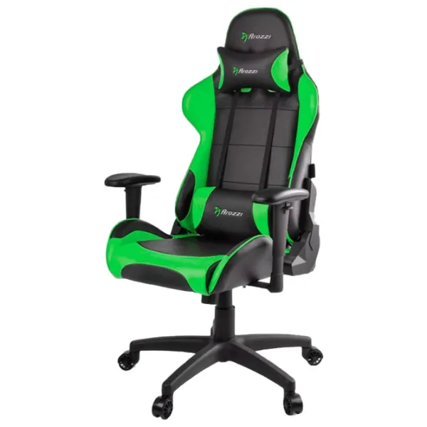 Scaun Gaming Arozzi Verona V2 Green Black photo 2