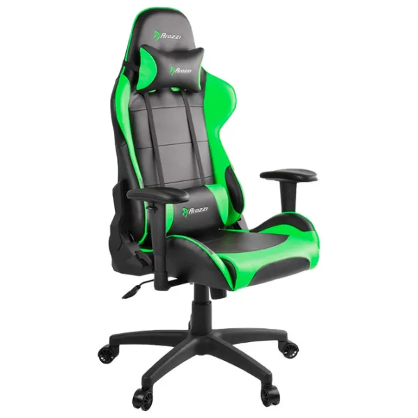Scaun Gaming Arozzi Verona V2 Green Black photo 3