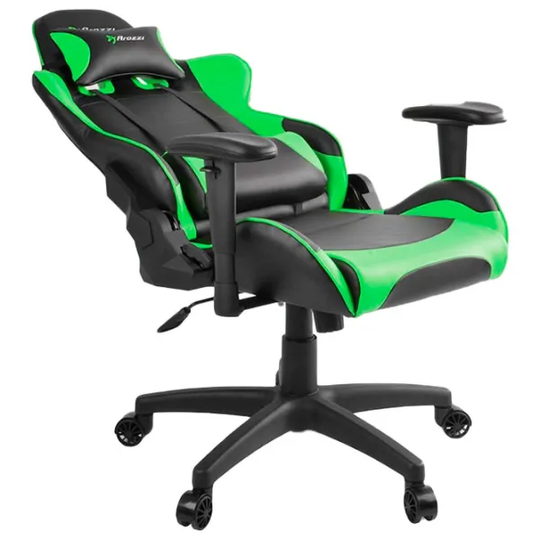 Scaun Gaming Arozzi Verona V2 Green Black photo 5