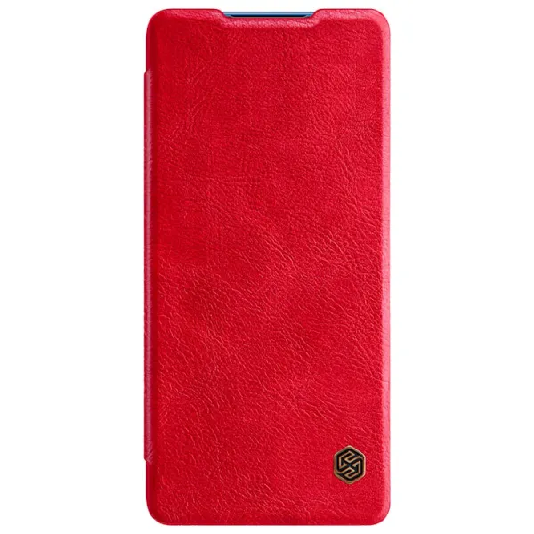 Husă pentru smartphone Samsung Galaxy S20 FE Nillkin/ Flip Cover/ Piele/ Red photo 2