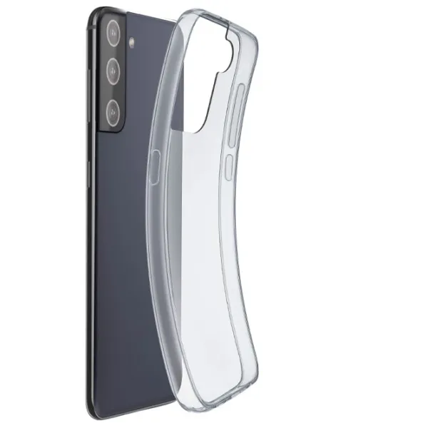 Husă pentru smartphone Samsung Galaxy S21 Cellularline/ Back/ Cauciuc/ Transparent photo 3