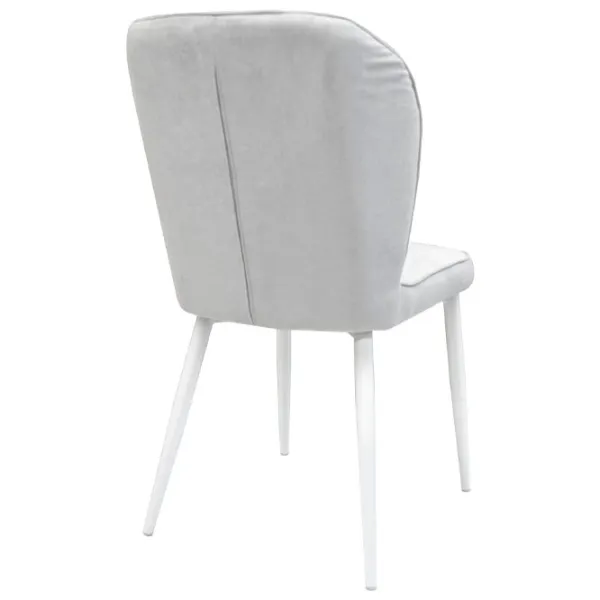 Кухонный стул DecoPrim Tusk Ткань/ Серый Белый photo 3