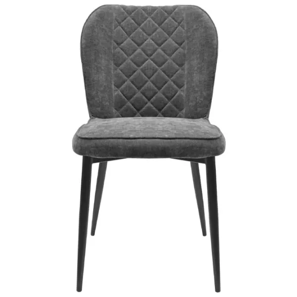 Scaun de bucătărie DecoPrim Tusk Stofă/ Gray Black photo 2