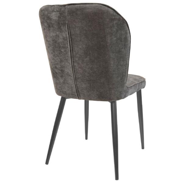 Scaun de bucătărie DecoPrim Tusk Stofă/ Gray Black photo 3