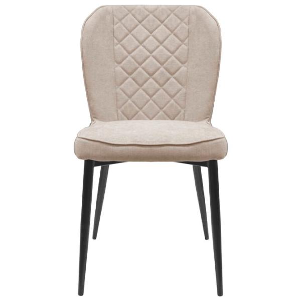 Scaun de bucătărie DecoPrim Tusk Stofă/ Beige Black photo 2