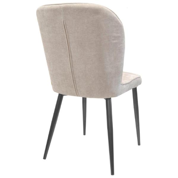 Scaun de bucătărie DecoPrim Tusk Stofă/ Beige Black photo 3
