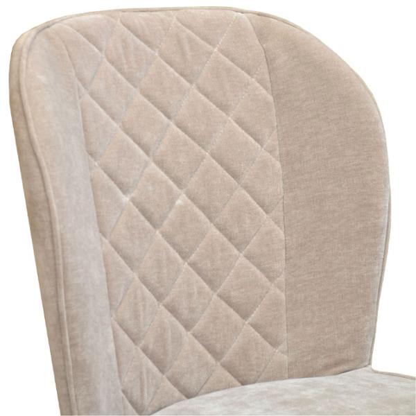 Scaun de bucătărie DecoPrim Tusk Stofă/ Beige Black photo 4