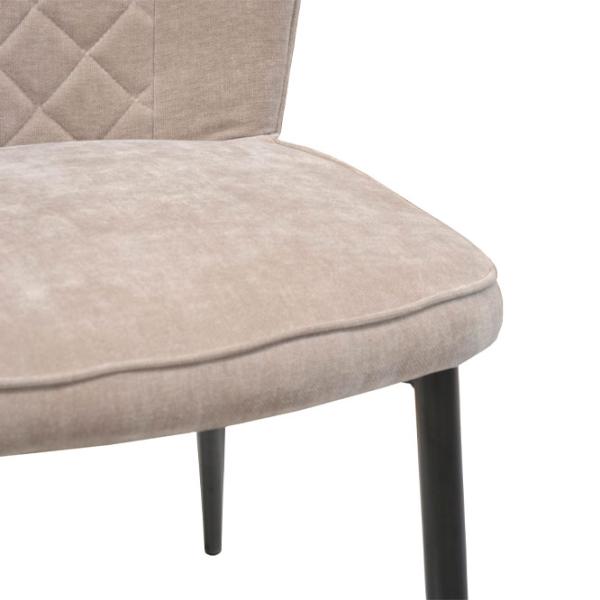 Scaun de bucătărie DecoPrim Tusk Stofă/ Beige Black photo 5