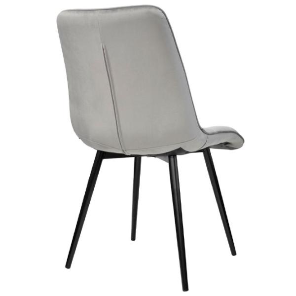 Scaun de bucătărie DecoPrim Capella Stofă/ Gray Black photo 2