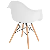Scaun de bucătărie DecoPrim SL-7051A White photo 2