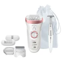 Эпилятор Braun SES9890 Сухая/ Влажная/ Розовый Белый photo 2