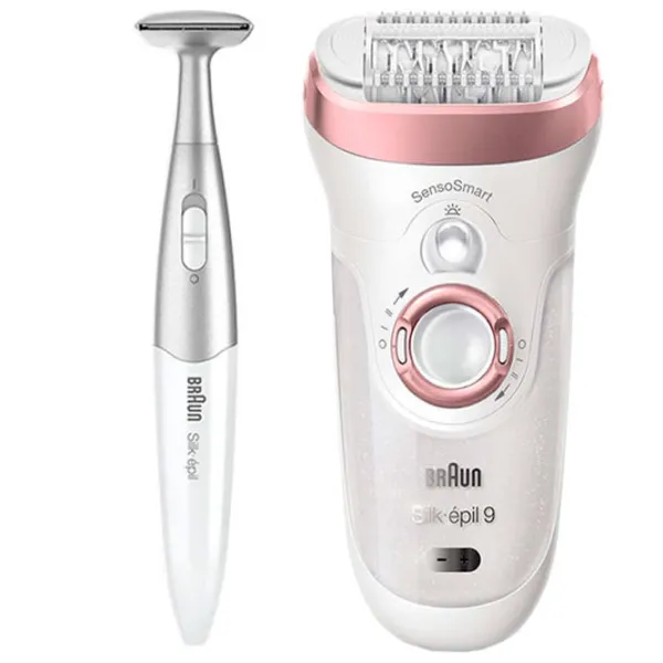Epilator Braun SES9890 Uscată/ Umedă/ Pink White photo 3