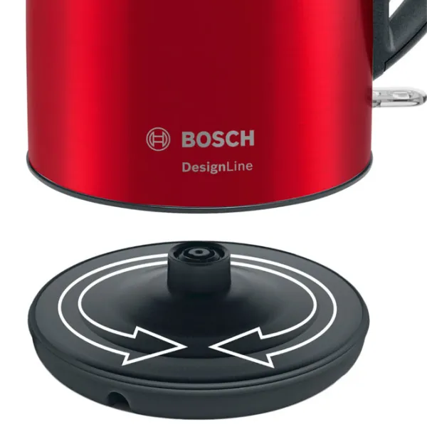 Ceainic electric Bosch TWK3P424 1.7l / Ascuns / Red photo 4