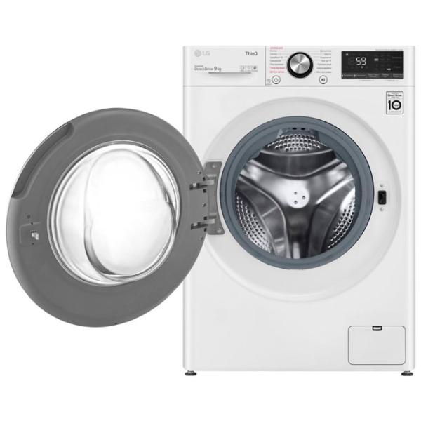 Стиральная машина LG F4V9VS9W 9 кг / 1400 об/мин / Белый photo 4 Стиральная машина LG F4V9VS9W 9 кг / 1400 об/мин / Белый photo 4