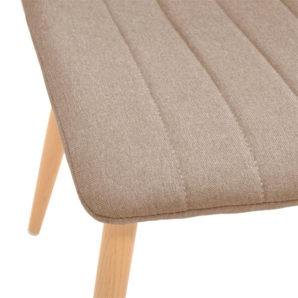 Scaun de bucătărie DecoPrim DC-90P Stofă/ Cappucino photo 4