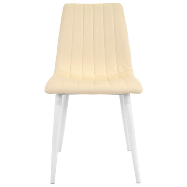 Scaun de bucătărie DecoPrim DC-90P Piele artificială/ White White photo 2