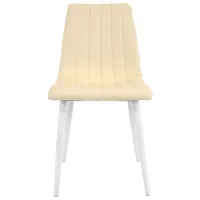 Scaun de bucătărie DecoPrim DC-90P Piele artificială/ White White photo 2
