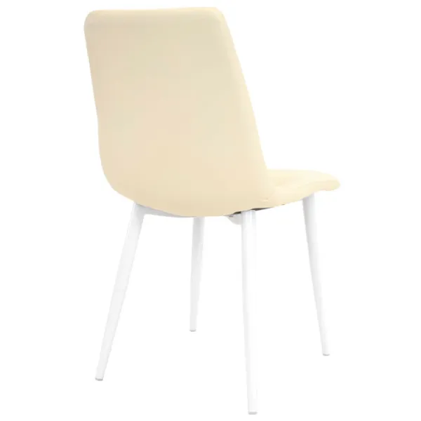 Scaun de bucătărie DecoPrim DC-90P Piele artificială/ White White photo 3