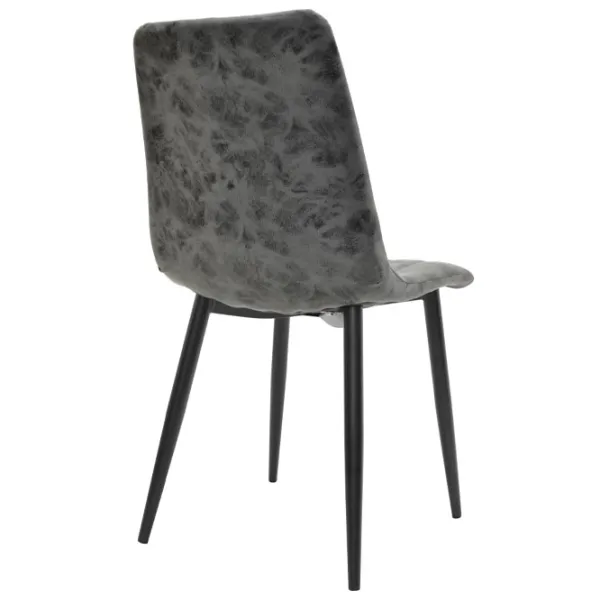 Scaun de bucătărie DecoPrim DC-90P Piele artificială/ Black Gray photo 2