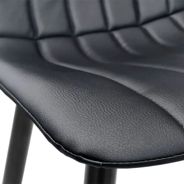 Кухонный стул DecoPrim DC-90P Искусственная кожа/ Черный photo 3