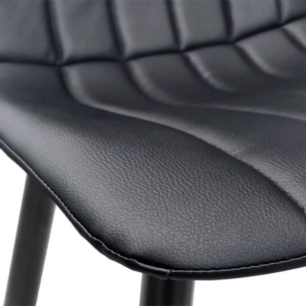 Кухонный стул DecoPrim DC-90P Искусственная кожа/ Черный photo 3