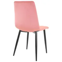 Scaun de bucătărie DecoPrim DC-90P Stofă/ Pink photo 2