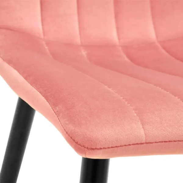 Scaun de bucătărie DecoPrim DC-90P Stofă/ Pink photo 3