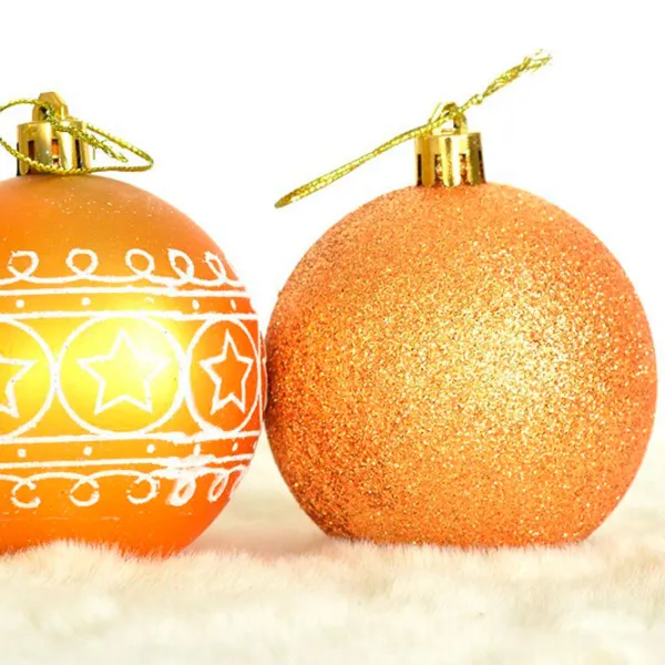 Игрушки для ёлки Global Christmas PC1540 7 см/ Золотой photo 2
