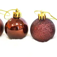 Игрушки для ёлки Global Christmas PC1542 4 см/ Maro photo 2