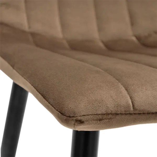 Scaun de bucătărie DecoPrim DC-90P Stofă/ Brown photo 3