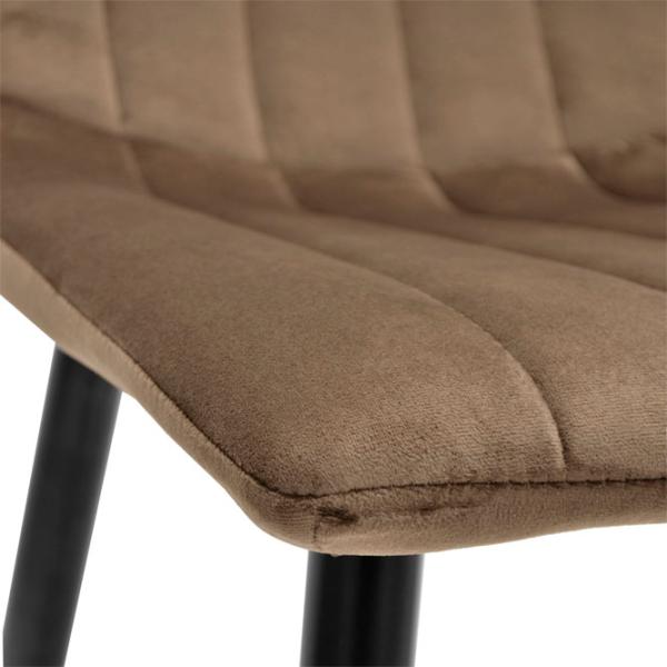 Scaun de bucătărie DecoPrim DC-90P Stofă/ Brown photo 3