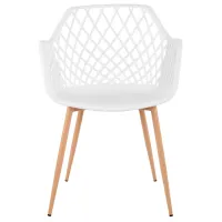 Scaun de bucătărie DecoPrim SL-7019 Plastic/ White photo 2