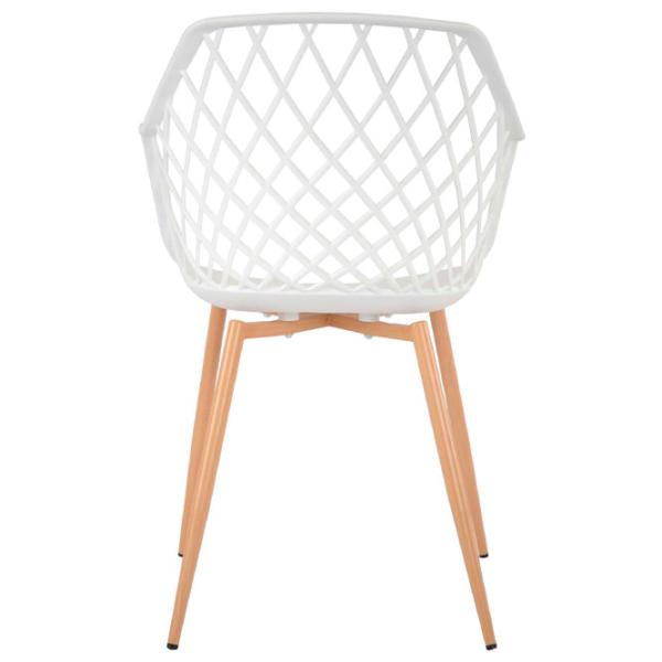 Scaun de bucătărie DecoPrim SL-7019 Plastic/ White photo 4 Scaun de bucătărie DecoPrim SL-7019 Plastic/ White photo 4