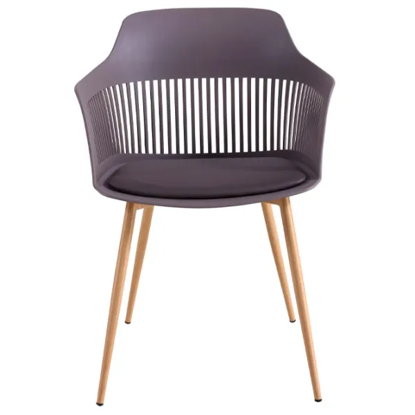 Scaun de bucătărie DecoPrim Leon Plastic/ Camel photo 2 Scaun de bucătărie DecoPrim Leon Plastic/ Camel photo 2