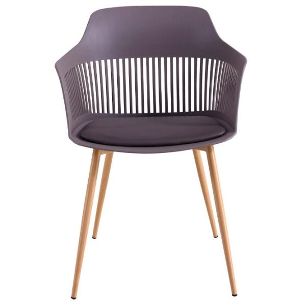 Scaun de bucătărie DecoPrim Leon Plastic/ Camel photo 2 Scaun de bucătărie DecoPrim Leon Plastic/ Camel photo 2