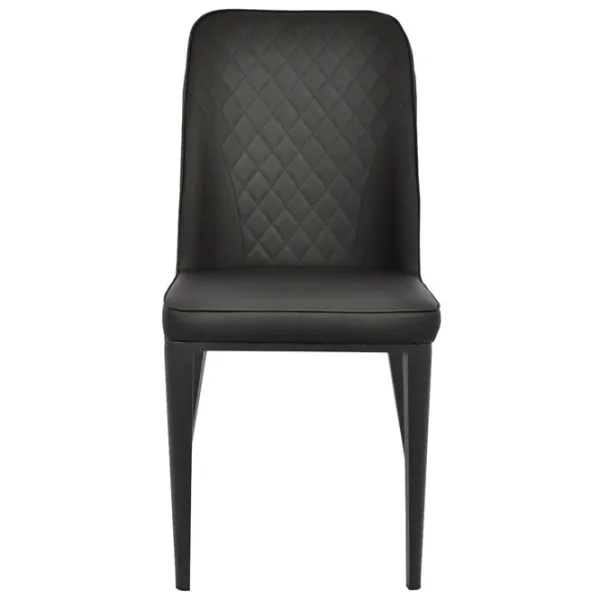 Scaun de bucătărie DecoPrim B-02 Piele artificială/ Black photo 4