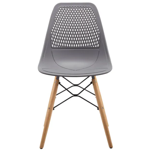 Scaun de bucătărie DecoPrim Andy Metal/ Plastic/ Gray photo 2