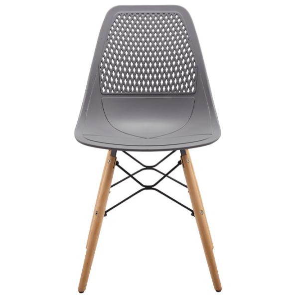 Scaun de bucătărie DecoPrim Andy Metal/ Plastic/ Gray photo 2