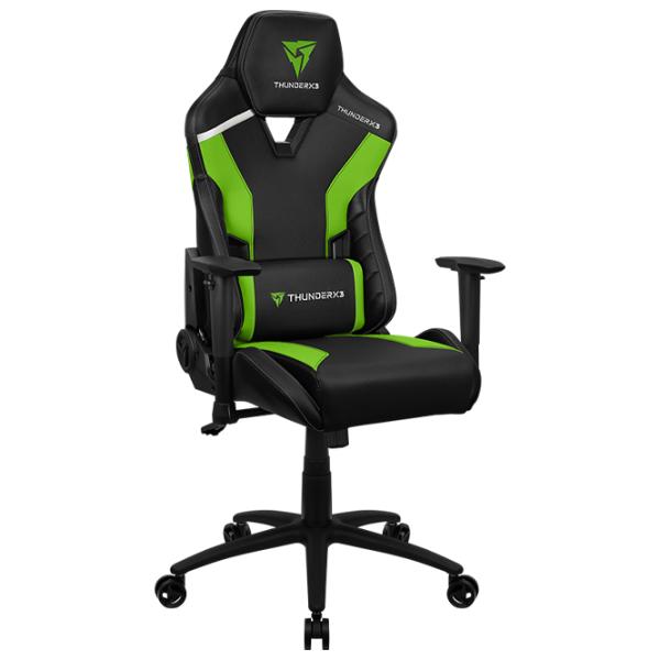Scaun Gaming ThunderX3 TC3 Green Black photo 4