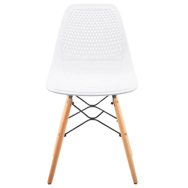 Scaun de bucătărie DecoPrim Andy Metal/ Plastic/ White photo 2 Scaun de bucătărie DecoPrim Andy Metal/ Plastic/ White photo 2