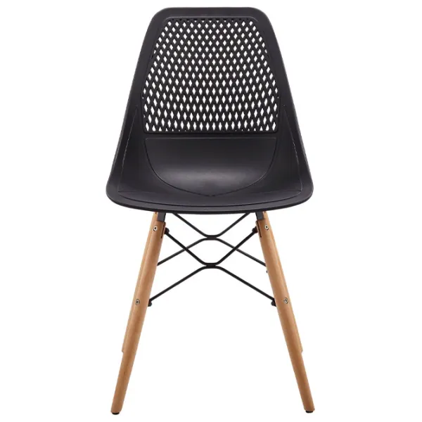 Scaun de bucătărie DecoPrim Andy Metal/ Plastic/ Black photo 2